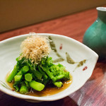 ゆうがた - 菜の花のお浸し 630円