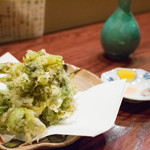 ゆうがた - ふきのとうの天ぷら 630円