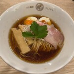 だし麺屋 ニシノアヤ - 料理写真:朝だし麺(醤油)味玉トッピング
