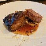 Taverna frico - 厳選和牛のイチボ・ビステッカ&和牛ほほ肉の赤ワイン煮込み