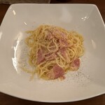 欧風料理 タブリエ - カルボナーラ、1,100円(税別)