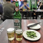 鮮定味生猛海鮮 - 台湾啤酒（金牌）＆ お通し