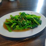 ベトナム料理 HOA SEN - ツルムラサキのオイスター炒め