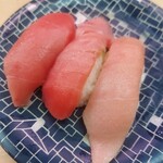 Tenka zushi - まぐろ3種