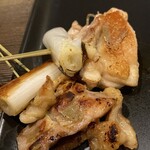 Teppan Kushi Koshitsu Izakaya Ju - 大山地鶏の柚子胡椒焼き