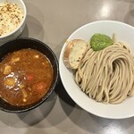 つけ麺 五ノ神製作所 - 海老トマトつけ麺味玉