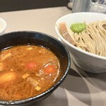 つけ麺 五ノ神製作所 - 海老トマトつけ麺味玉