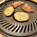 たじまや 輝 - ナス＆ミスジ こんがり焼いたら激うま◎