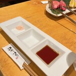 たじまや 輝 - お好みでタレ・レモン・お塩で頂きます。