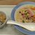 リンガーハット - 料理写真:長崎ちゃんぽんと半炒飯