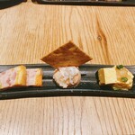 KUSHITEI SHIBUYA STREAM - 前菜３種