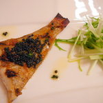 アル・ケッチァーノ - 【ヤナギガレイのグリルと釜石キャビアのソース】♪2009/10