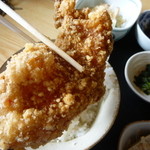 丸金食堂 - から揚げがでかい”””