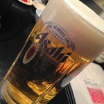 炭火焼肉 たけのうち - スーパードライ　生大