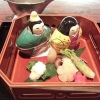 御料理 伊とう - 
                【八寸】
                トリ貝の鉄砲和え
                浅利の山椒煮
                ウドの白煮
                飯蛸
                タラノメ胡麻和え
                菜の花おひたし
                他