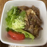 中国料理 秀鳳 - 牛肉牡蠣ソース炒め
