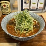 Kicchin Kiraku - 冷やし担々麺¥1200、瓶ビール（中）¥750