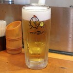 やきとり 正や -  熟撰生ビール