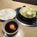さぶろうべい 高松本店 - 若とり白菜鍋×新玉ねぎ