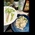 菜食健美 里味 - コシアブラごはんにのってるのは　左側の方ですねっ！　byまみこまみこ