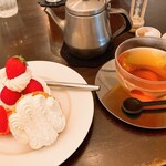 パルファン - フレイズティーとショートケーキ