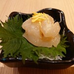 Temma Kai Mushiya - 帆立の自家製味噌漬け580円