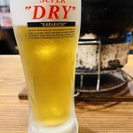 Shichirin Yakiniku Anan - 生ビール290円。2杯いただきました(^^)