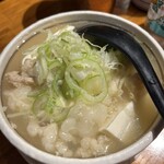 Motsuyaki Shinjukusanchoume Fujiya - 塩もつ煮込み¥490