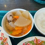 Taikoku Souzai Yatai Ryourige Uchai - 具だくさんで酸味の効いたスープ！