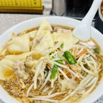 中華麺店 喜楽 - もやしワンタン