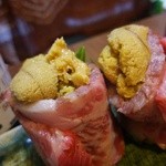 かねます - 生うに牛巻き