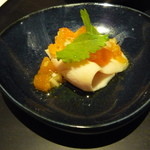 MASA’S KITCHEN - アヒルの玉子の塩漬けの黄身と鶏肉のコンフィー風