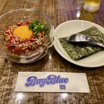 Bay Blue - ★和牛肉納豆
和牛のユッケみたい！
激ウマ♡