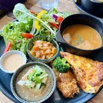 葉っぱのきもち森のカフェ - one plateランチ@1100円