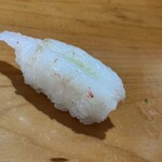 泉寿し - 上にぎりの生エビ