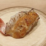 回転寿司がんこ - 特大赤えびにぎり 炙りマヨ