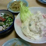 大露路 - ポテサラと白子