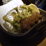 さぶら - たらの芽天婦羅　ホタルイカソース