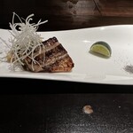 炭火鉄板焼　杜季 - めばるの幽庵焼き