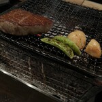 炭火鉄板焼　杜季 - 黒毛和牛ロース