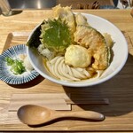 うどん屋 椀白 - 2024.4.18  とり玉天ぶっかけうどん 冷