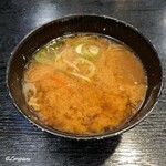 Ajinomise Iwashi - 海老出汁の味噌椀