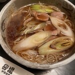 手打そば 砂場 伊豆高原 - 鴨なんばん蕎麦