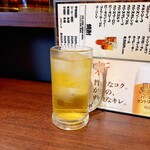 Chikin Kuresuto - 緑茶ハイ 250円