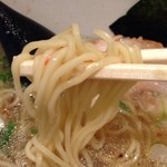 麺屋 燕 - 極みネギ塩ラーメンも細麺でサラサラ〜(^^)