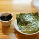 自家製麺 くろ松 - のり増しは2種