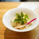 自家製麺 くろ松 - ワンタン皿