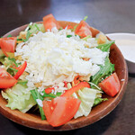浜海道 - 削りチーズのぶっかけシーザーサラダ