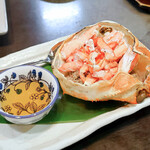 浜海道 - カニ味噌甲羅焼き