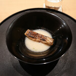 Kanjou - 対馬のどぐろ炭焼き、しじみとミルクのお出汁